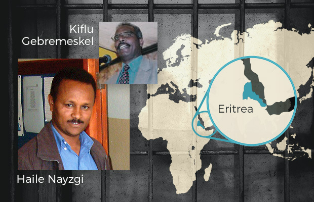 Pictures of two Eritrean prisoners