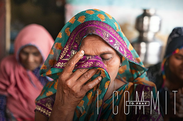 Women praying